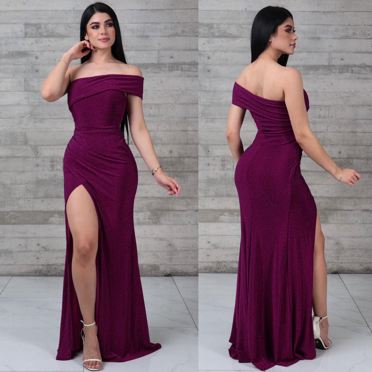 Brillo de Uva Vestido