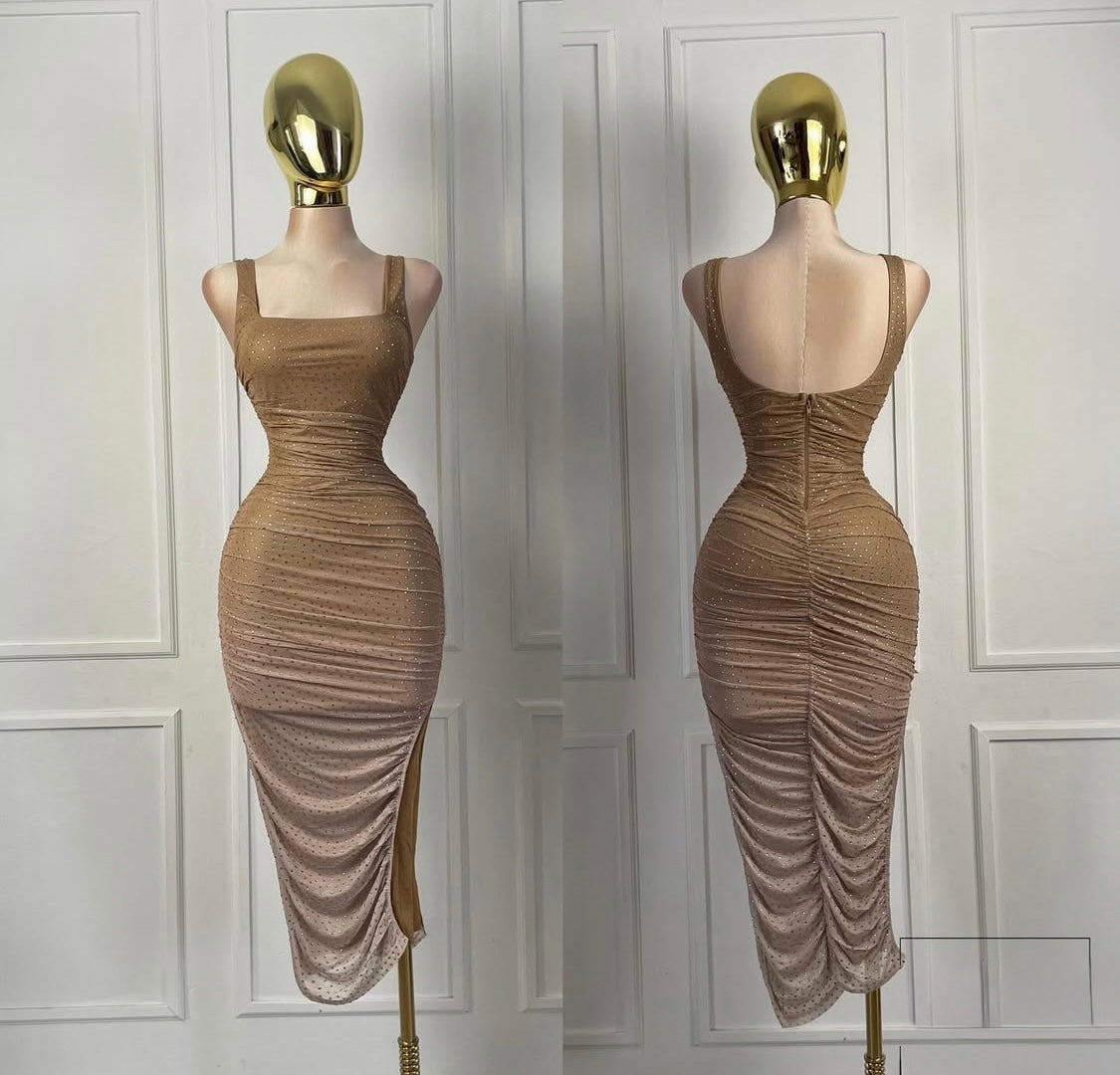 ✨ Vestido “Luxe Nude” – Brilla con elegancia ✨