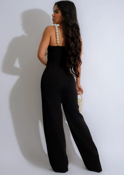 Jumpsuit Noir Perlado