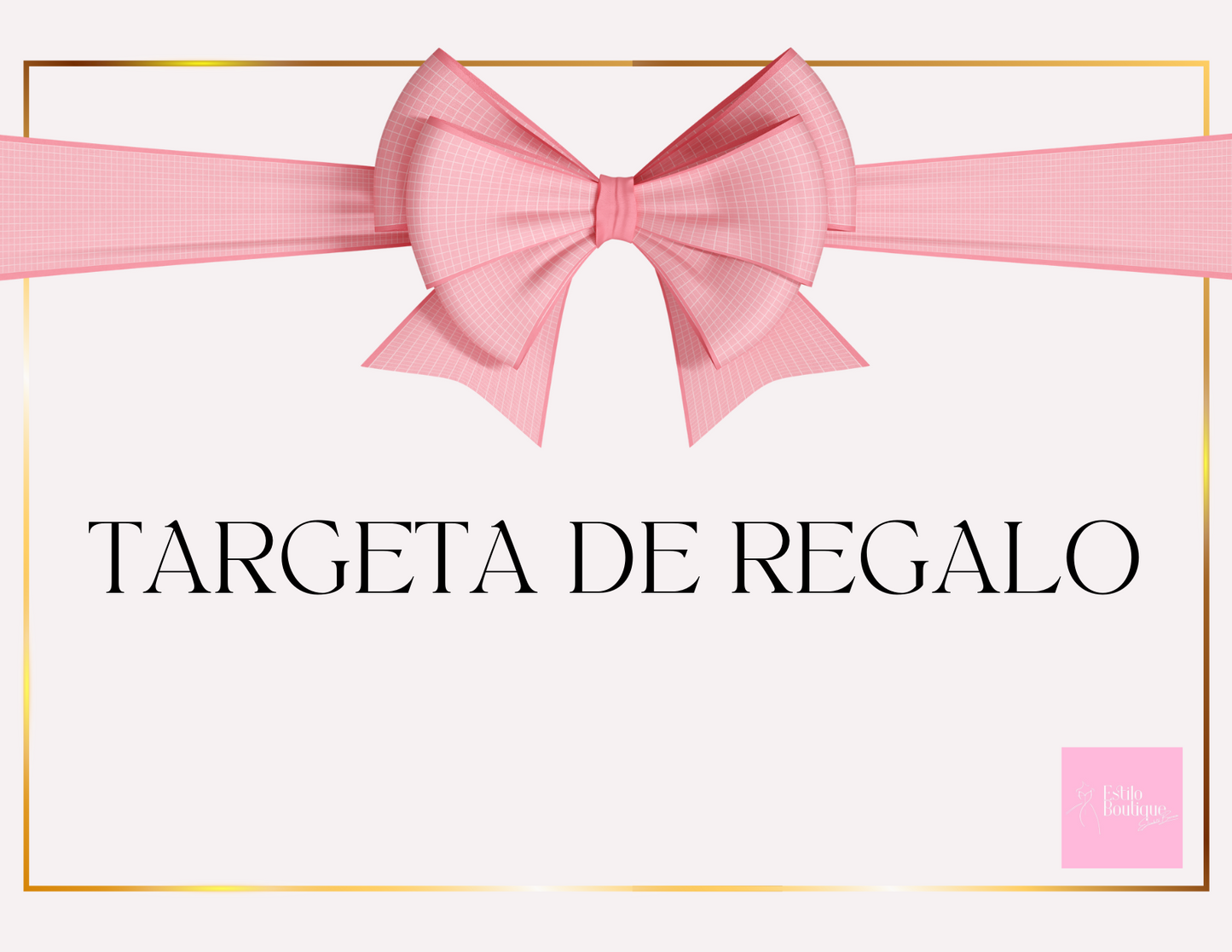 Estilo Boutique tarjeta de regalo