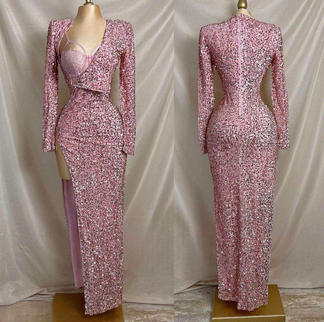 Glamour Rosé Vestido