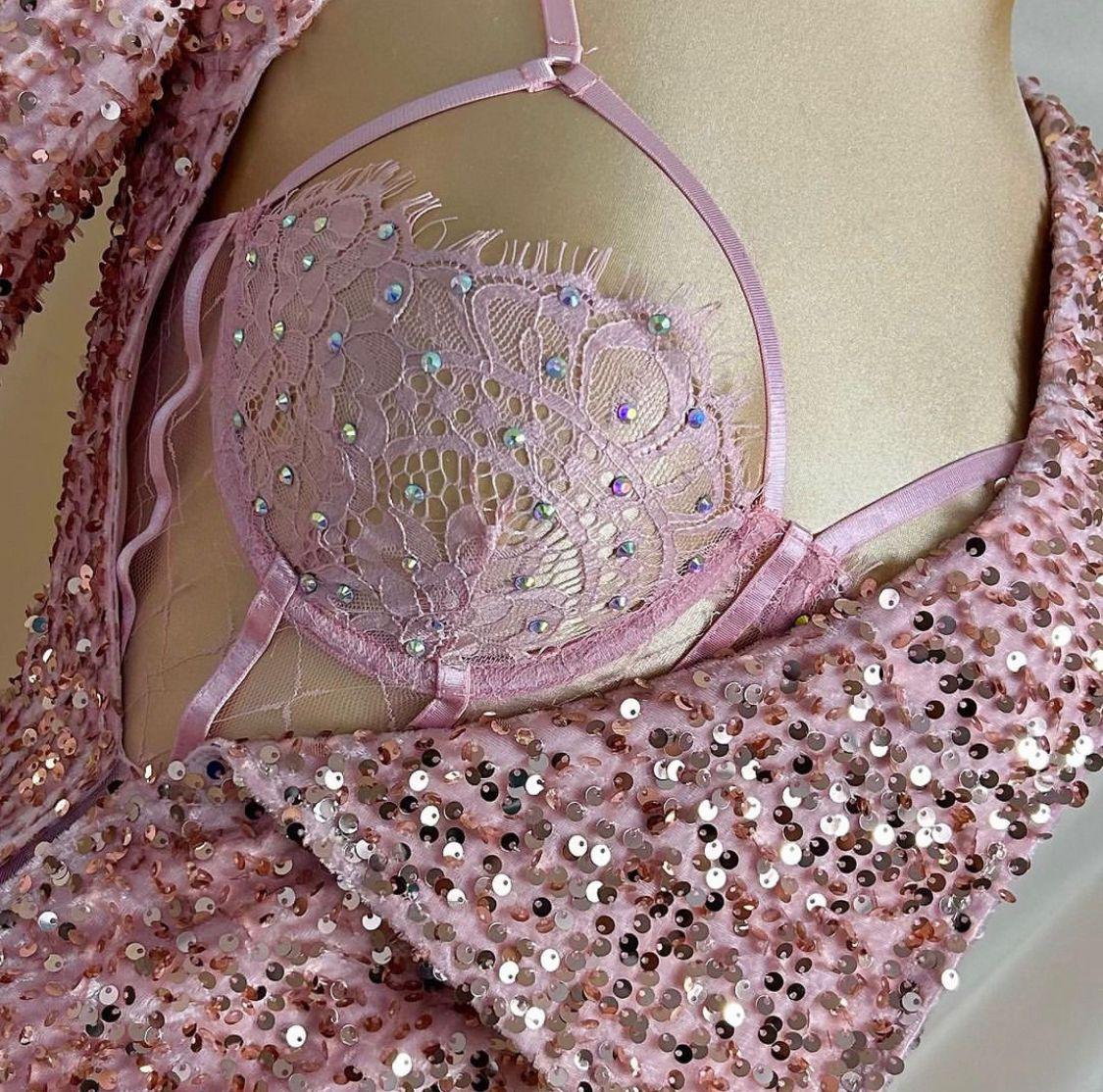 Glamour Rosé Vestido