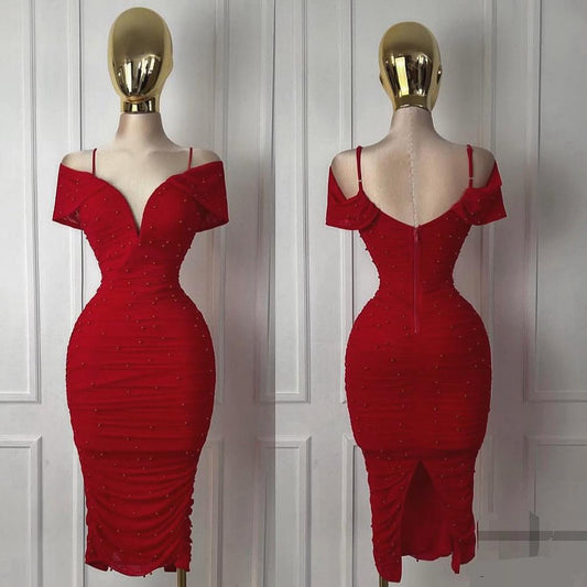 Pasión Escarlata Vestido