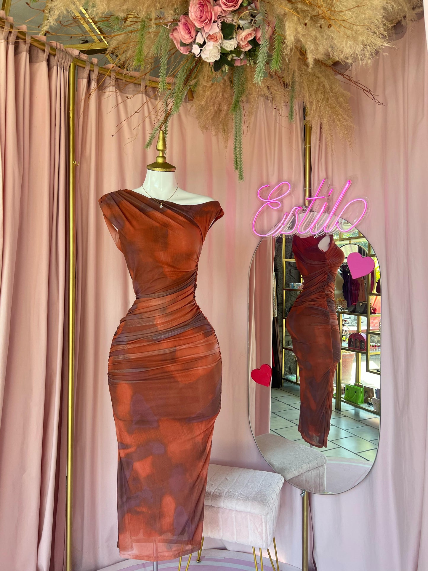 Fuego Terracota Vestido