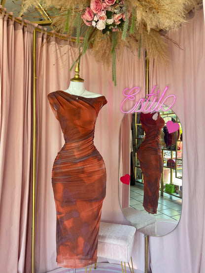 Fuego Terracota Vestido