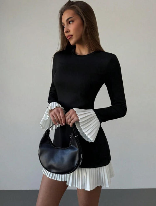 París en Blanco y Negro Vestido