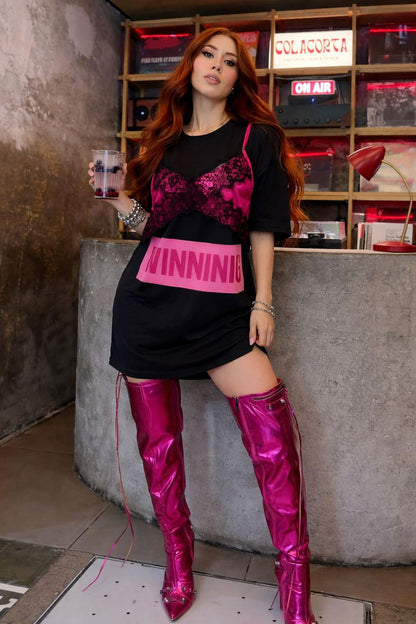 Blusón Pink Beat