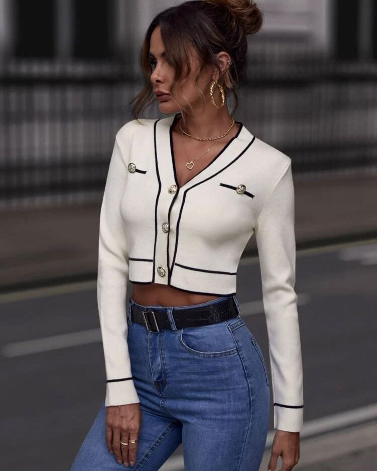 Elegancia Clásica Blusa