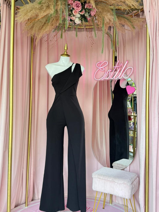 Jumpsuit Asimétrico Negro