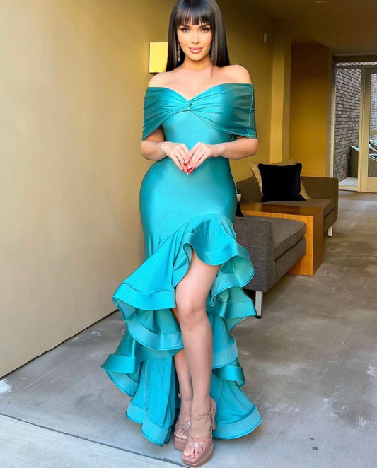 Turquesa Garden Vestido