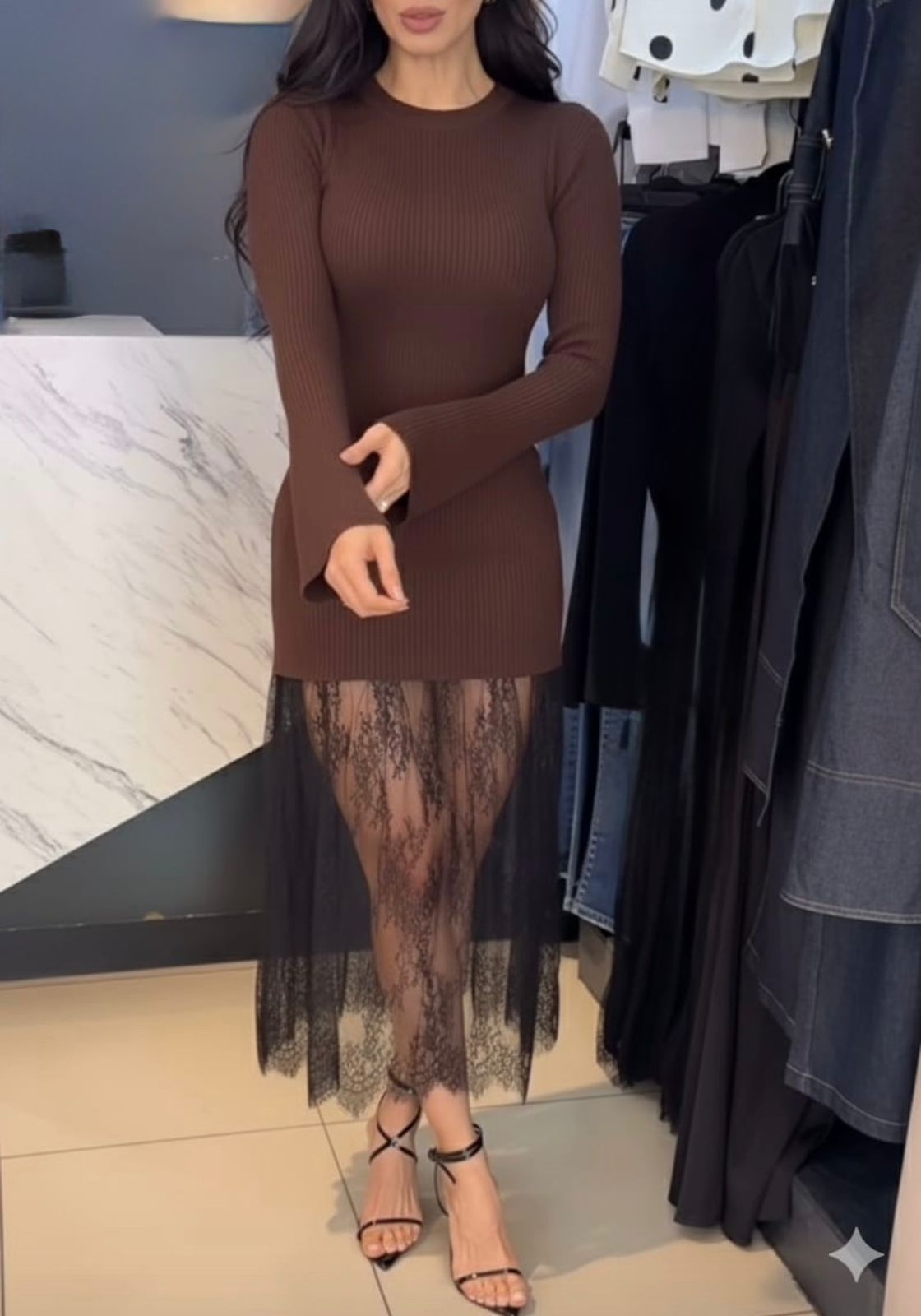 Vestido Soft Glam Brown