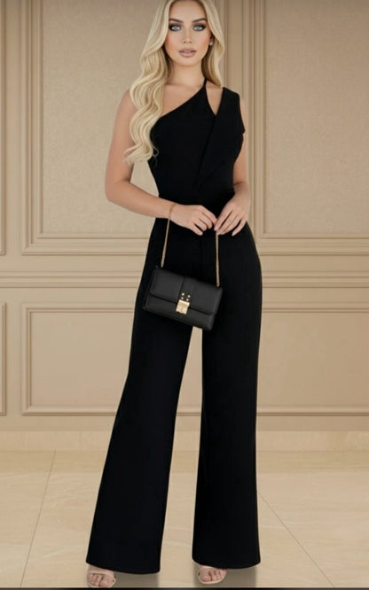 Jumpsuit Asimétrico Negro