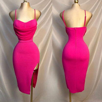 Glamour Rosa Vestido