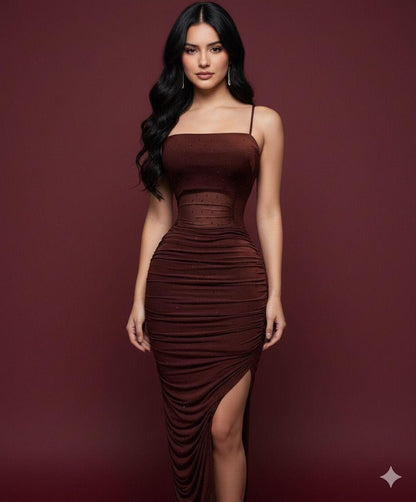 Vestido Mocha Glam