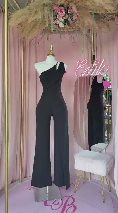 Jumpsuit Asimétrico Negro